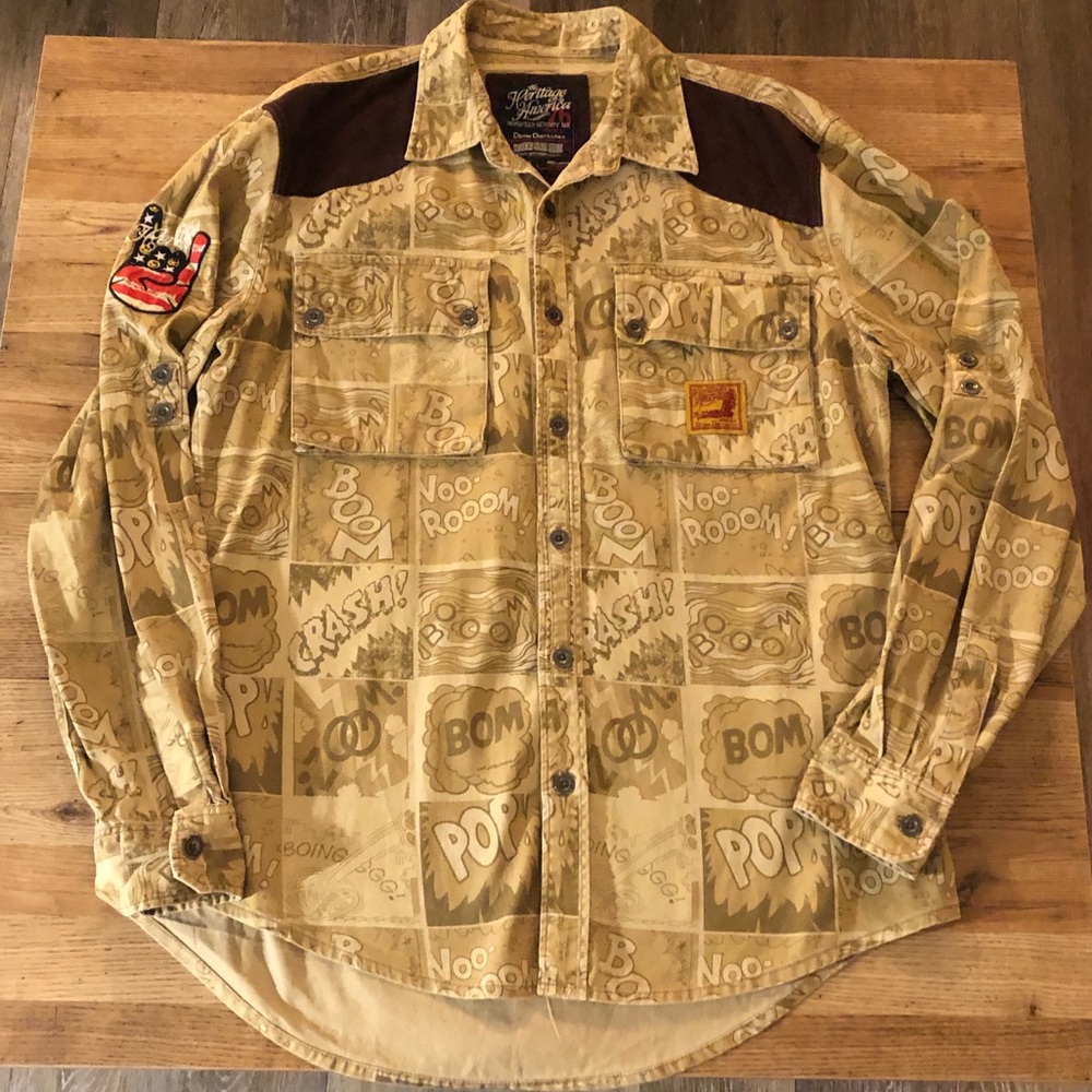 The Heritage by America Comic Button Up